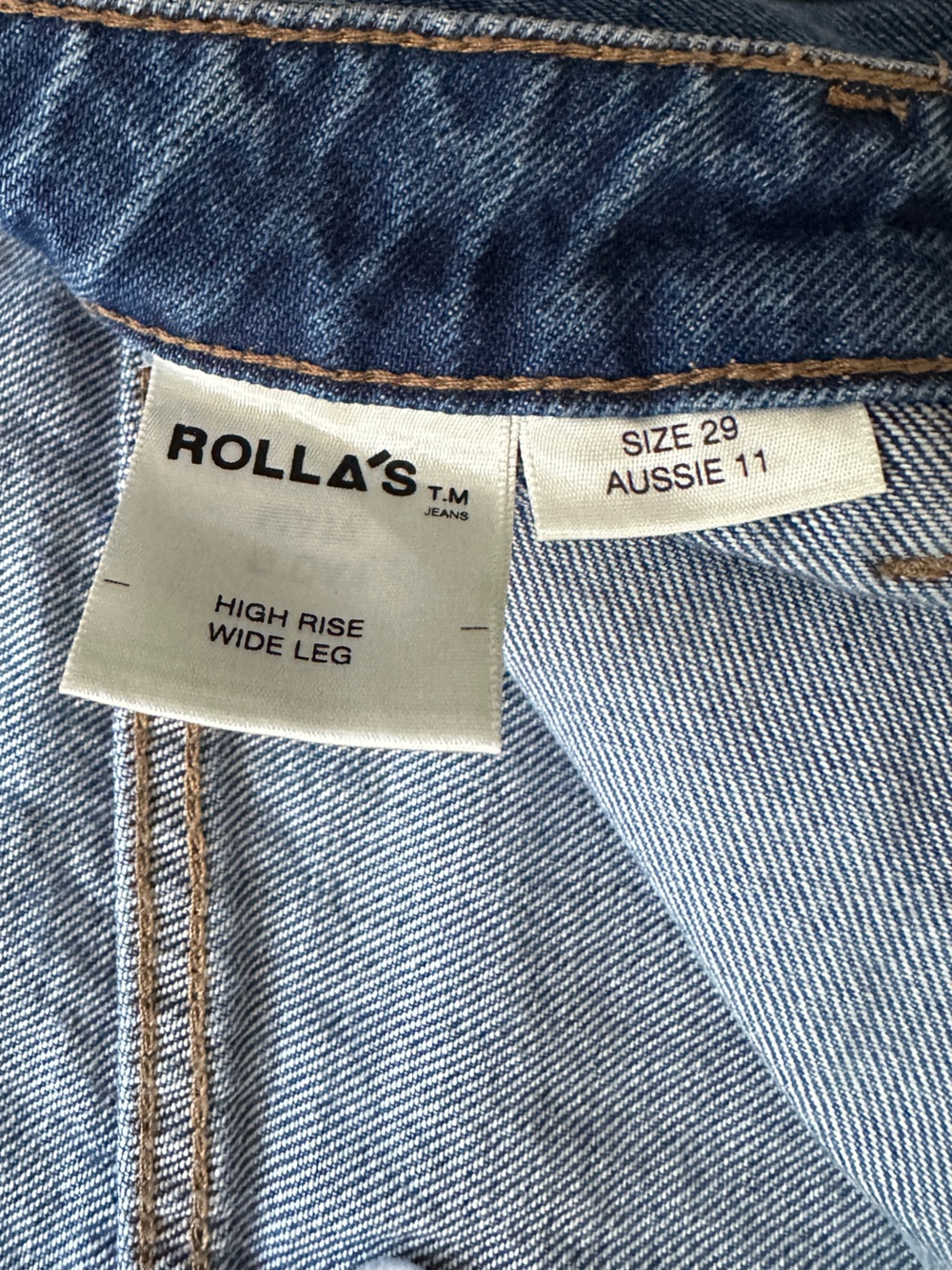 ROLLA'S Sailor Jean - Ashley Blue Size 29 - Picture 5 of 6